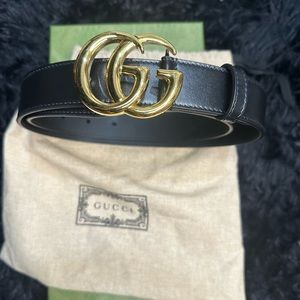 Black Gucci Belt